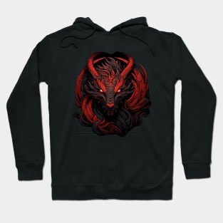 Fiery Red Dragon Hoodie